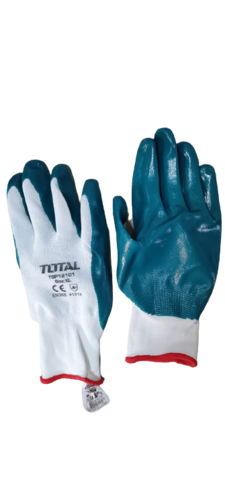 GUANTE NITRILO TALLA XL ACABADO LISO Y TEXTURA RUGOSA TOTAL