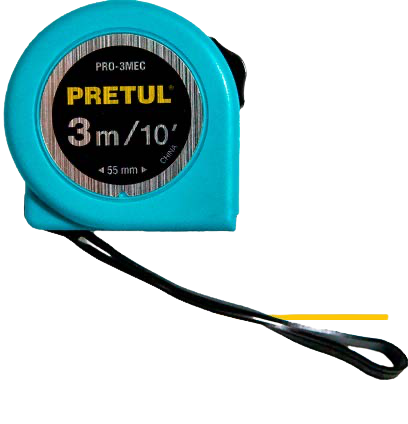 HUINCHA DE MEDIR 3mts PRETUL 21607