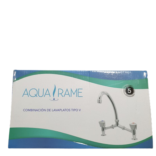 COMBINACION LAVAPLATOS TIPO V AQUA RAME
