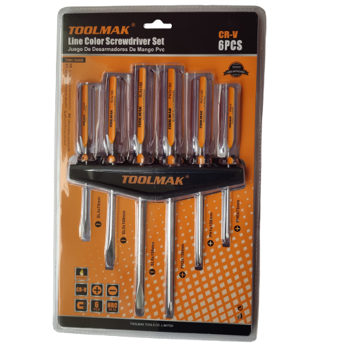 JUEGO DESTORNILLADOR 6 PCS TMK