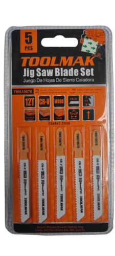 HOJA DE SIERRA CALADORA 5PCS 12T